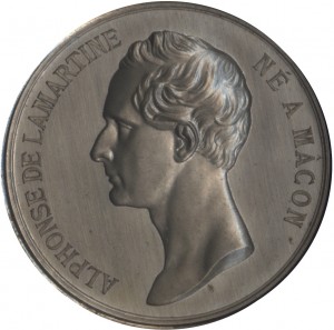 Médaille à l’effigie d’Alphonse de LAMARTINE