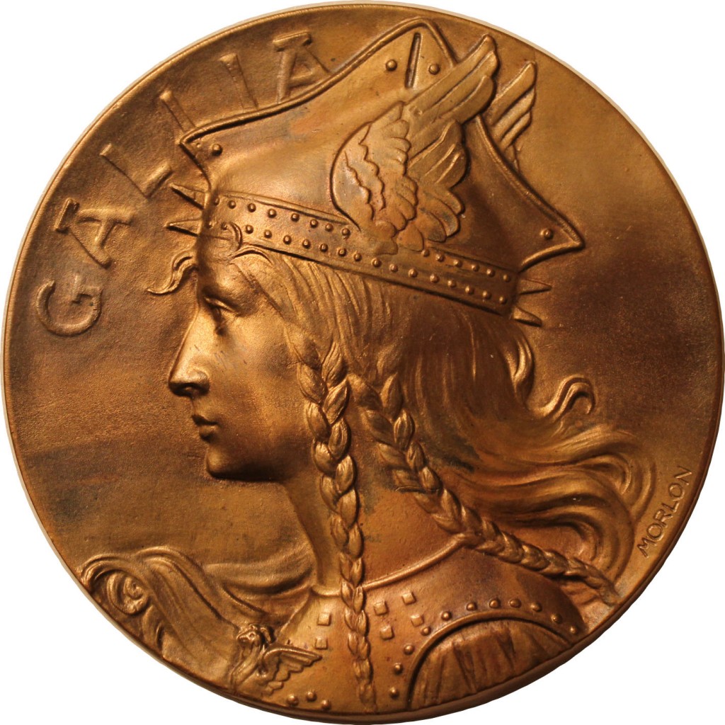 Médaille Gallia uniface par Alexandre Morlon (coll. privée)