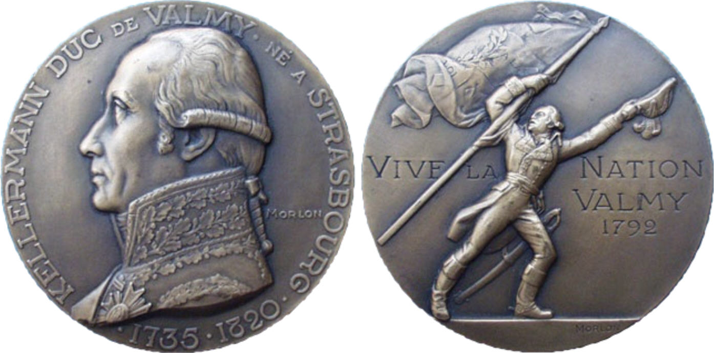 Kellermann, Duc de Valmy – Une médaille de Morlon datée de 1935