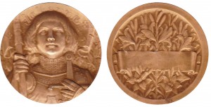 Jeanne d'Arc (MdP - Bronze - 63 mm)