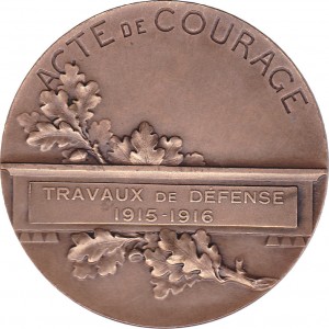 acte de courage - MdP - bronze 41 mm