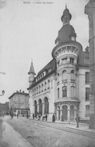 Hotel des Postes de Mâcon vers 1921