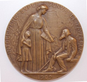 Société Internationale pour l'Etude des Questions d'Assistance - Avers (Bronze - 54 mm)