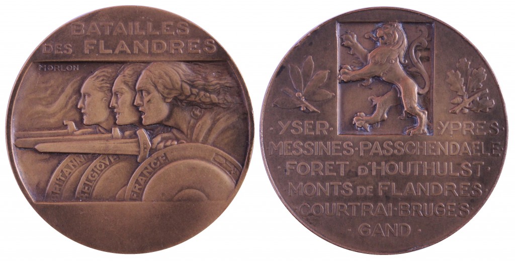 Batailles des Flandres (bronze - MdP - 59mm)