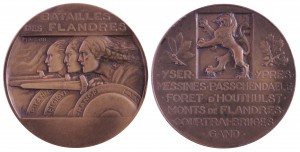 Batailles des Flandres (bronze - MdP - 59mm)