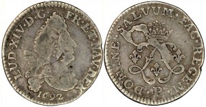 dijon_1692_4sols_louisXIV_Hugon-numismatique