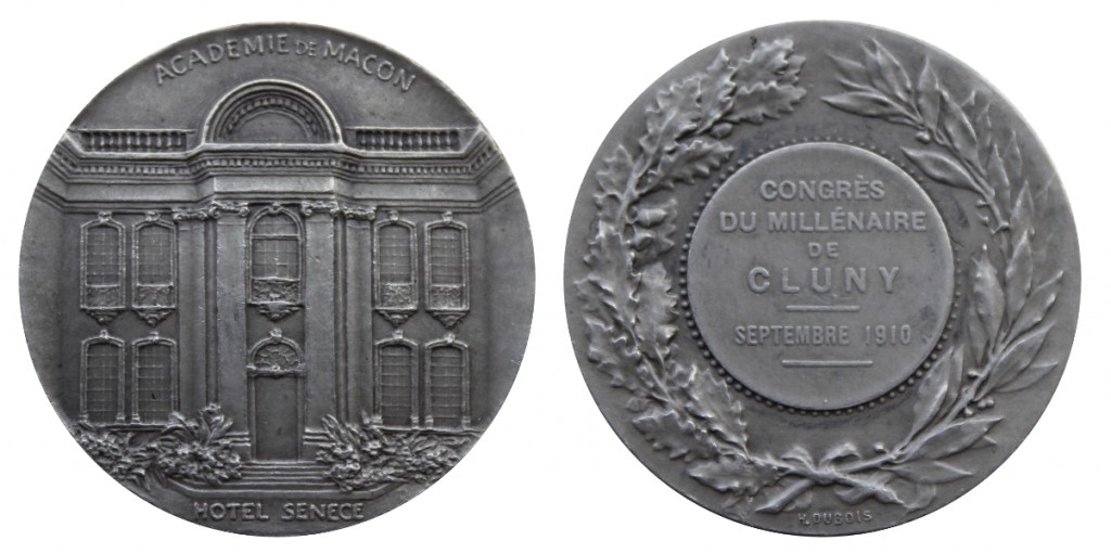 Médaille du millénaire de Cluny - 1910