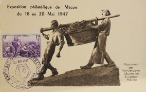 CPA Exposition philatélique de Mâcon - 1947 (Coll. privée)