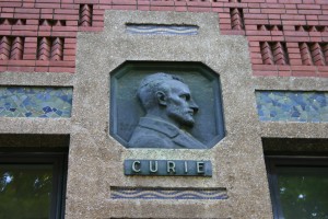 Pierre Curie - Bas relief, Ecole Supérieure de Physique et Chimie Industrielles, Pars (Photo Luca Borghi)