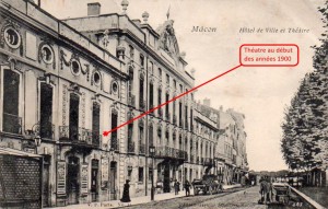 Théâtre de Mâcon vers 1900 (CPA)