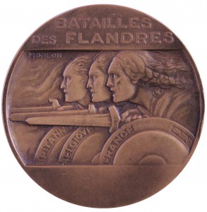 Batailles des Flandres par A. Morlon - Avers