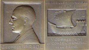 Georges Prade - Médaille d'Alexandre Morlon