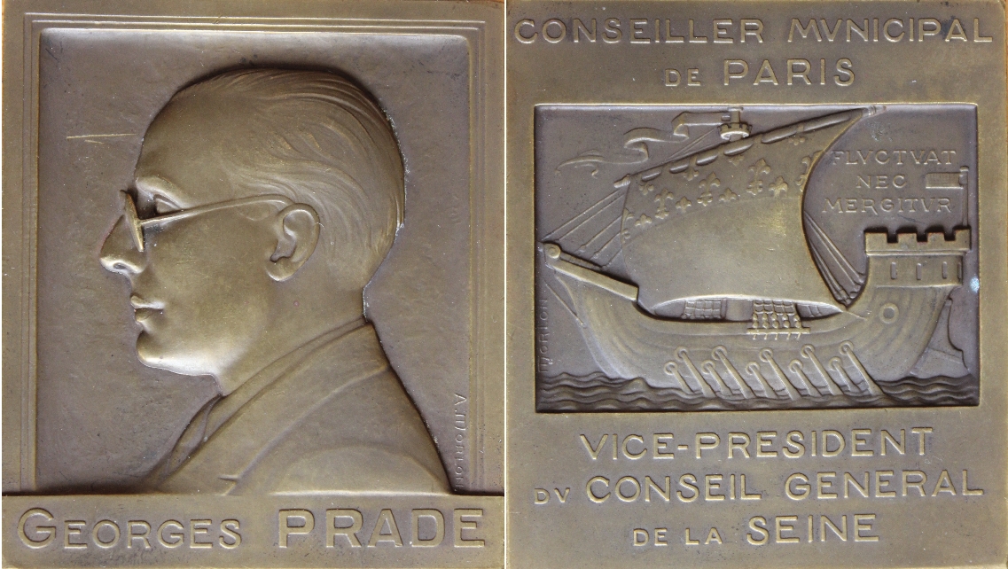 Georges Prade, une singulière médaille d’Alexandre Morlon