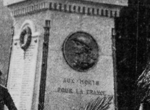 Monument aux morts de France du Caire - détail