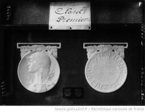 Médaille commémorative de la Grande Guerre (photo gallica.bnf.fr)