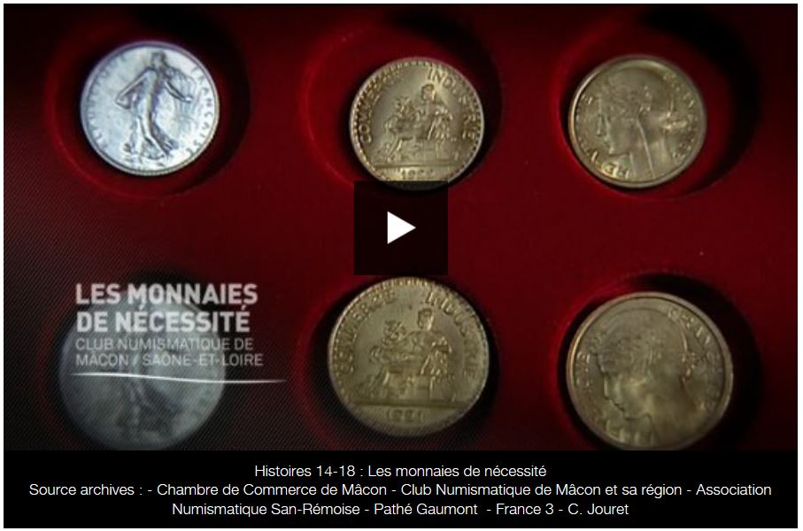 Les monnaies de nécessité de Mâcon sur FR3 Bourgogne – Franche-Comté