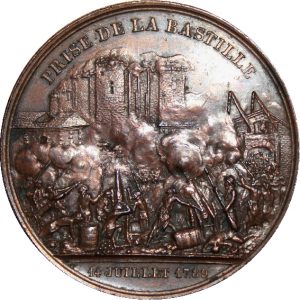 Médaille Prise de la Bastille (médaille cuivre - 42,5 mm - 41,95 g)