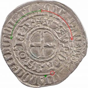 mâcon_1413_charlesVI_grosus_29mm-3g90_coin-avers_fléché