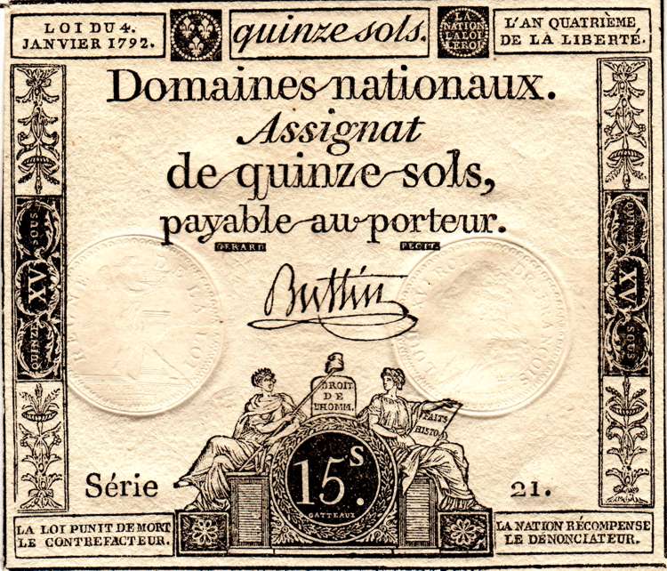 Les billets de confiance émis par la municipalité de Mâcon en 1792 (Partie 5)