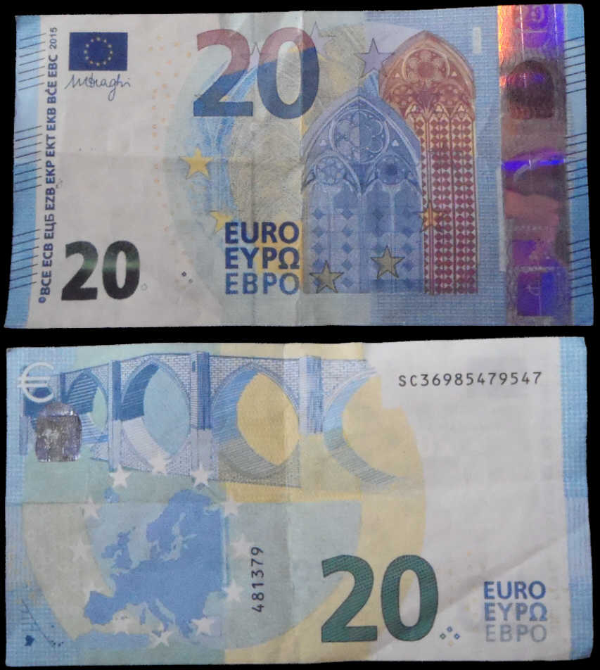 FAUX BILLETS €URO EN CIRCULATION