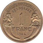 Le monnaies de l’AOF au type Morlon – 1944