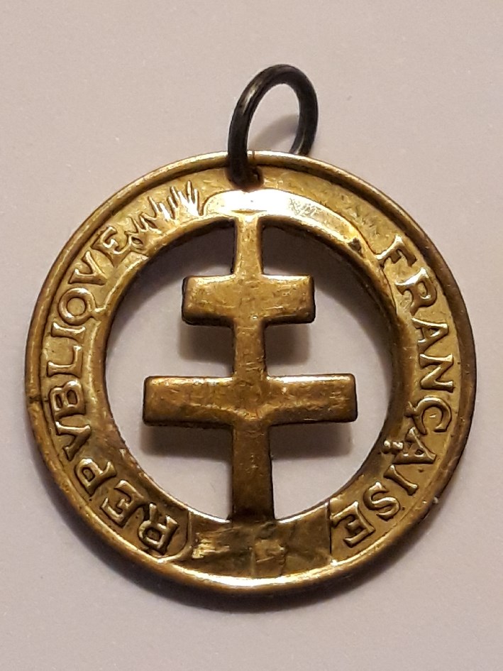 Médaillon - 50 cts Croix de Lorraine - avers
