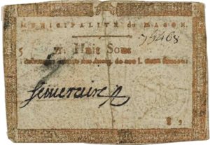 Assignats de Mâcon : L’impression des 8 sols et la fin de celle des 2 sous (Partie 9.3)