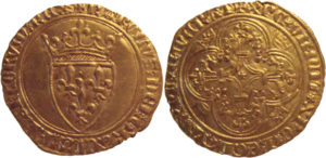 mâcon_1388_charlesVI_écu-ReGnAT_3g91_alain-cheilan-change-et-numismatique-du-port-5807_coll-oleg