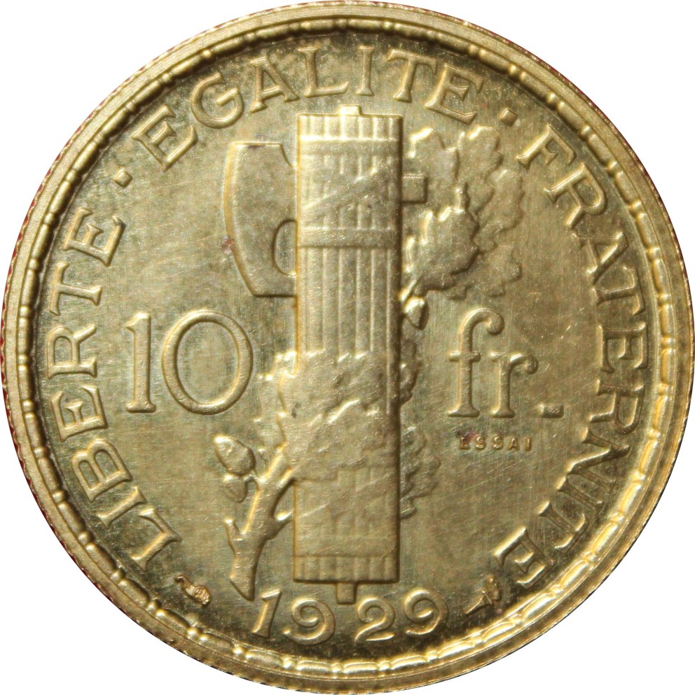 L’essai “10 francs 1929” de Morlon pour le concours de 1928 (suite et fin)