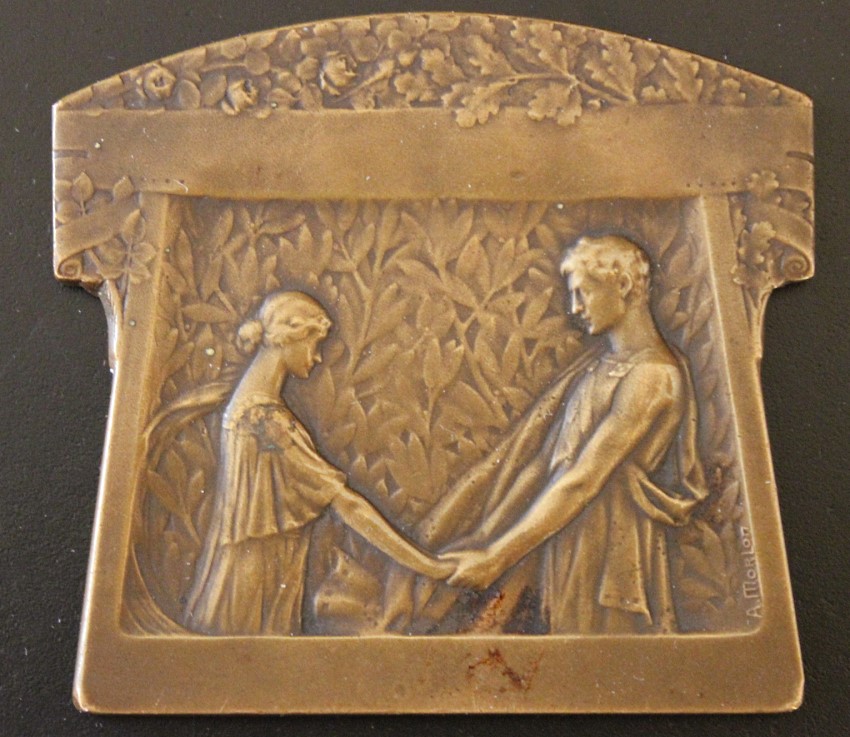 Une médaille de Mariage réalisée par Alexandre Morlon