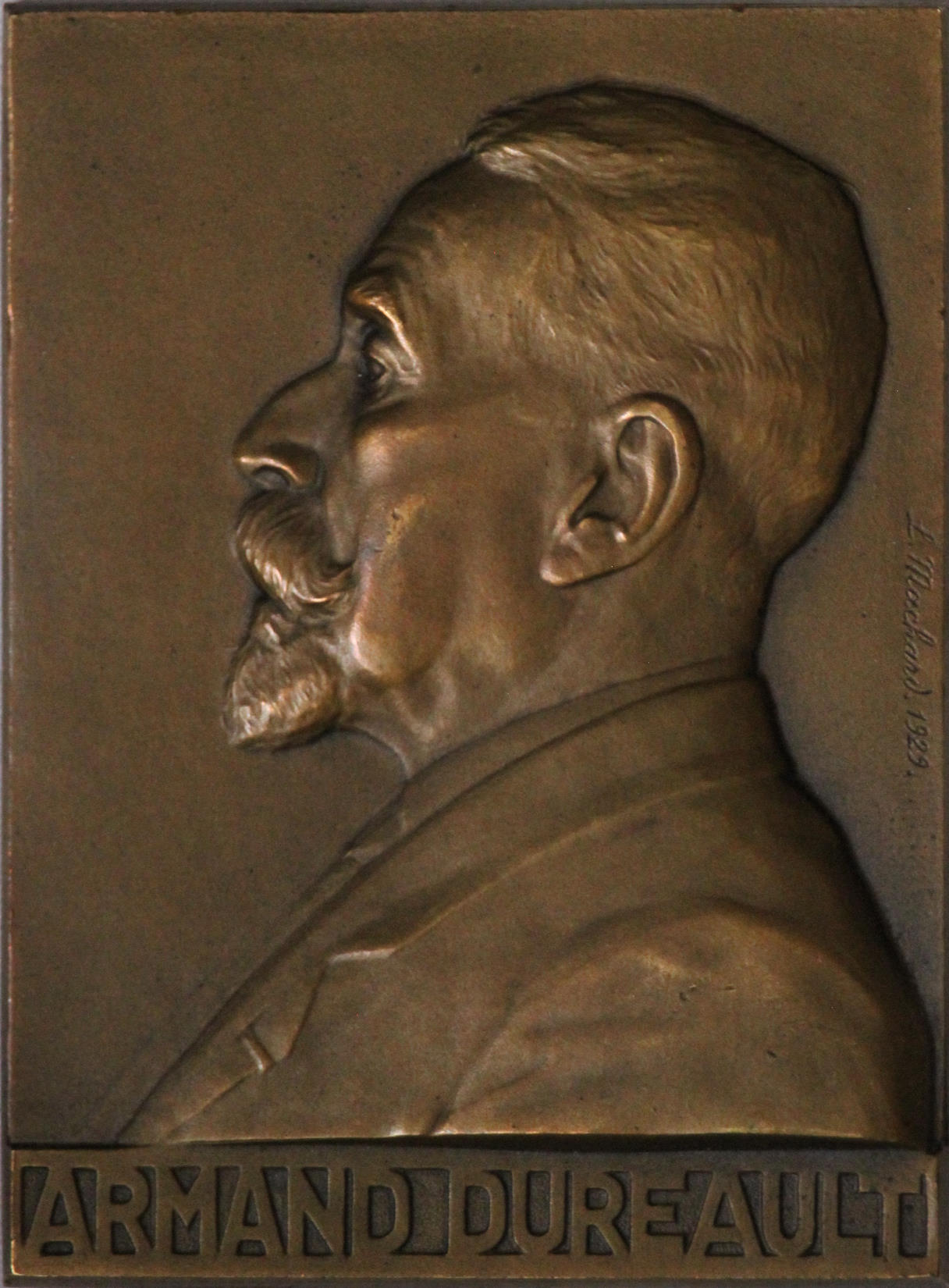 La plaquette de 1929 en l’honneur d’Armand Duréault, secrétaire perpétuel de l’Académie de Mâcon