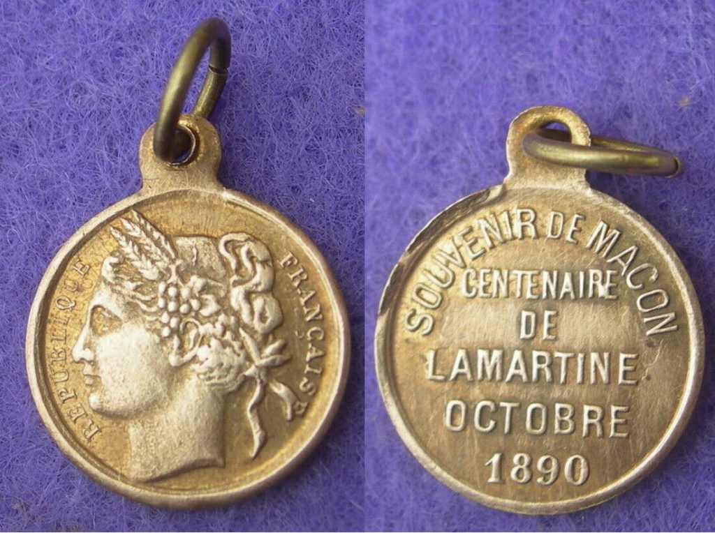 Souvenir de Mâcon - Centenaire de Lamartine 1890