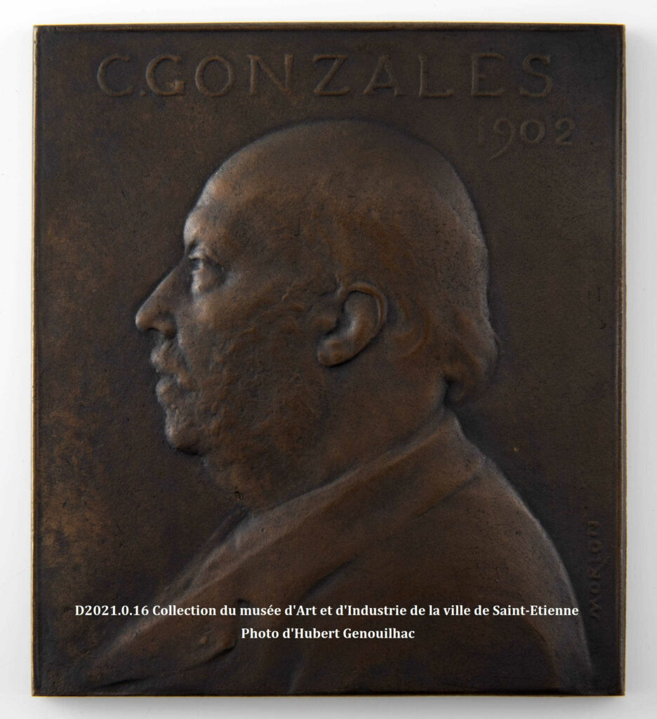 C Gonzales 1902 par Alexandre Morlon (D2021.0.16 Collection du musée d'Art et d'Industrie de la ville de Saint-Etienne – photo d'Hubert Genouilhac)