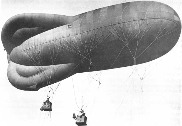Ballon observation type Caquot 1915