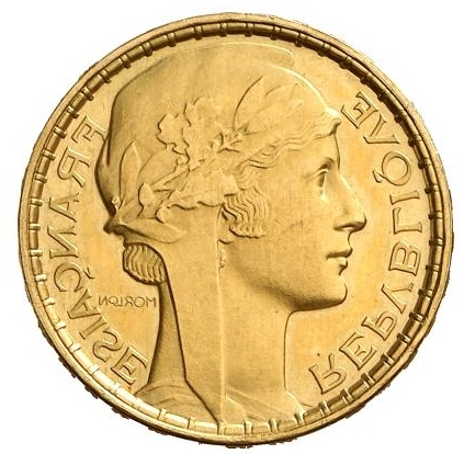Essai 100 francs Morlon 1929 - Avers inversé