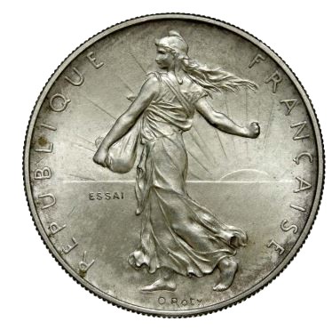 La Semeuse sur les pièces en franc (1898-1920 puis 1959-2001)