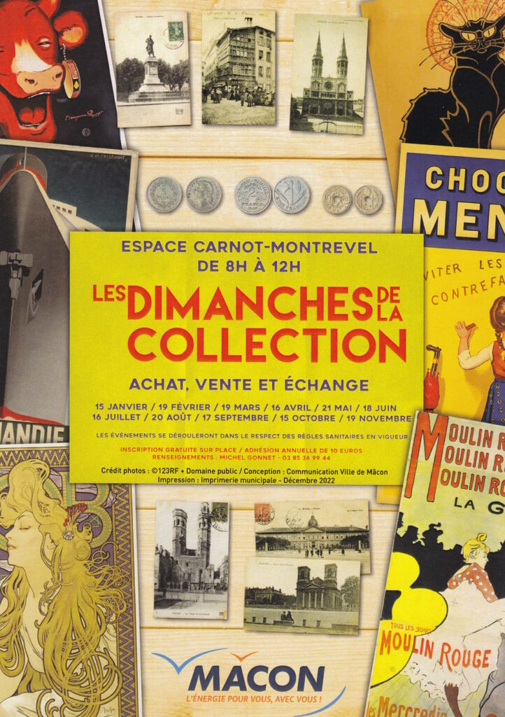 les Dimanches de la Collection à Mâcon (71) - Dates 2023