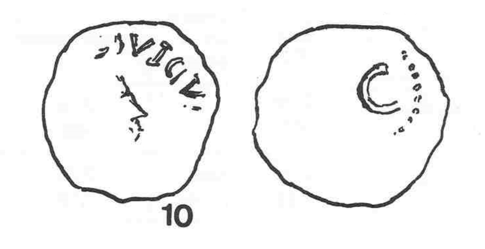 Extrait de la planche (figure 39, n 10) - imitation des séries posthumes frappées par Tibère