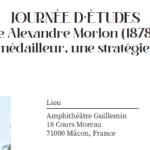 Journée d’études Alexandre Morlon du 5 octobre 2023 et journées du Patrimoine 2023 …