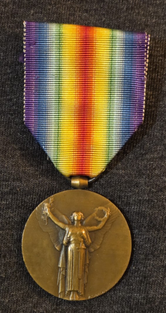 Alexandre Morlon et la médaille Interalliée dite Médaille de la Victoire (1923)
