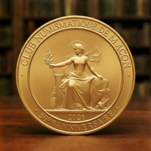 Médaille des 50 ans du Club Numismatique de Macon (d'après A Morlon)