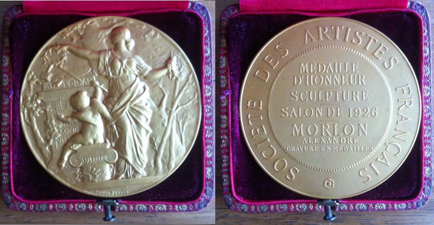 Alexandre Morlon, médaille d’honneur au Salon des artistes français de 1926