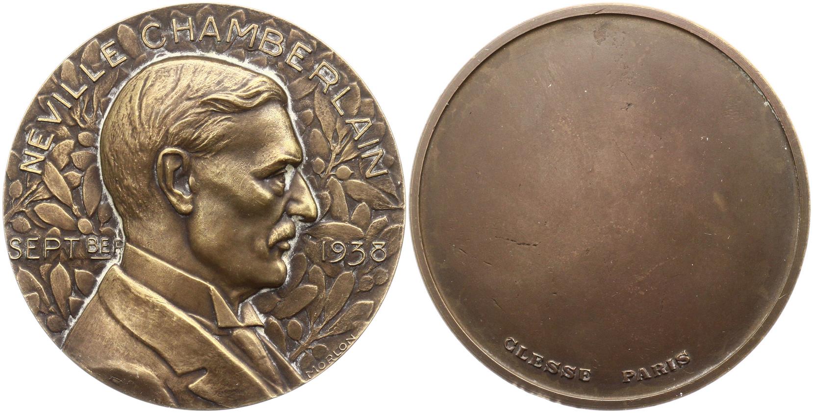 La médaille “Neville Chamberlain” d’Alexandre Morlon