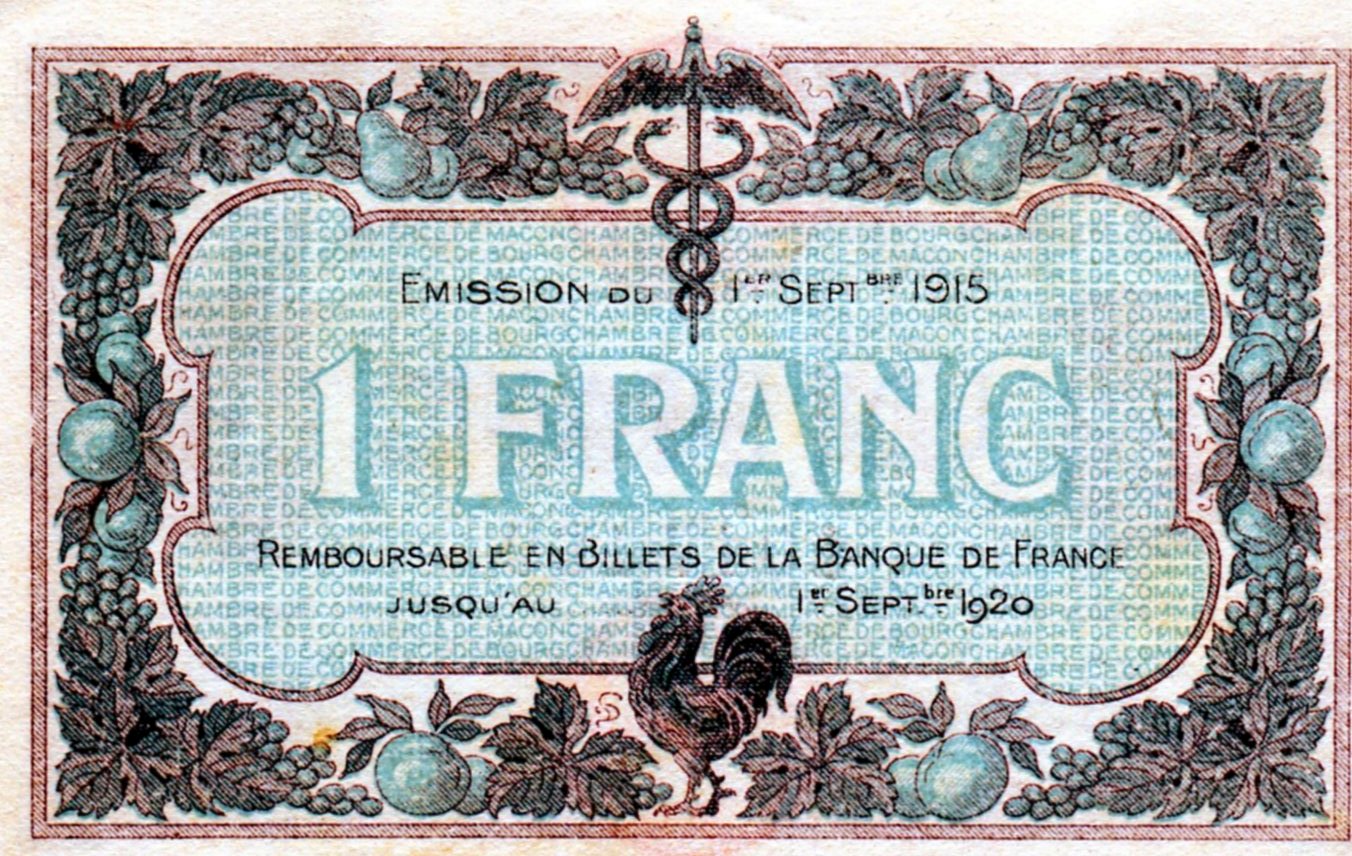 Les billets des Chambres de Commerce de Mâcon et de Bourg (1915-1926) – 7ème partie