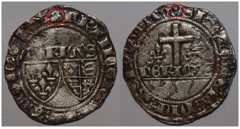 Une monnaie rare frappée à Mâcon retrouvée : le « blanc aux écus accostés » au nom de Henri VI de Lancastre, roi de France et d’Angleterre. (2ème partie)