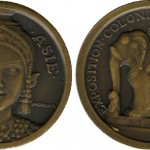 Médaille de l'Exposition coloniale 1931 réalisée par Morlon