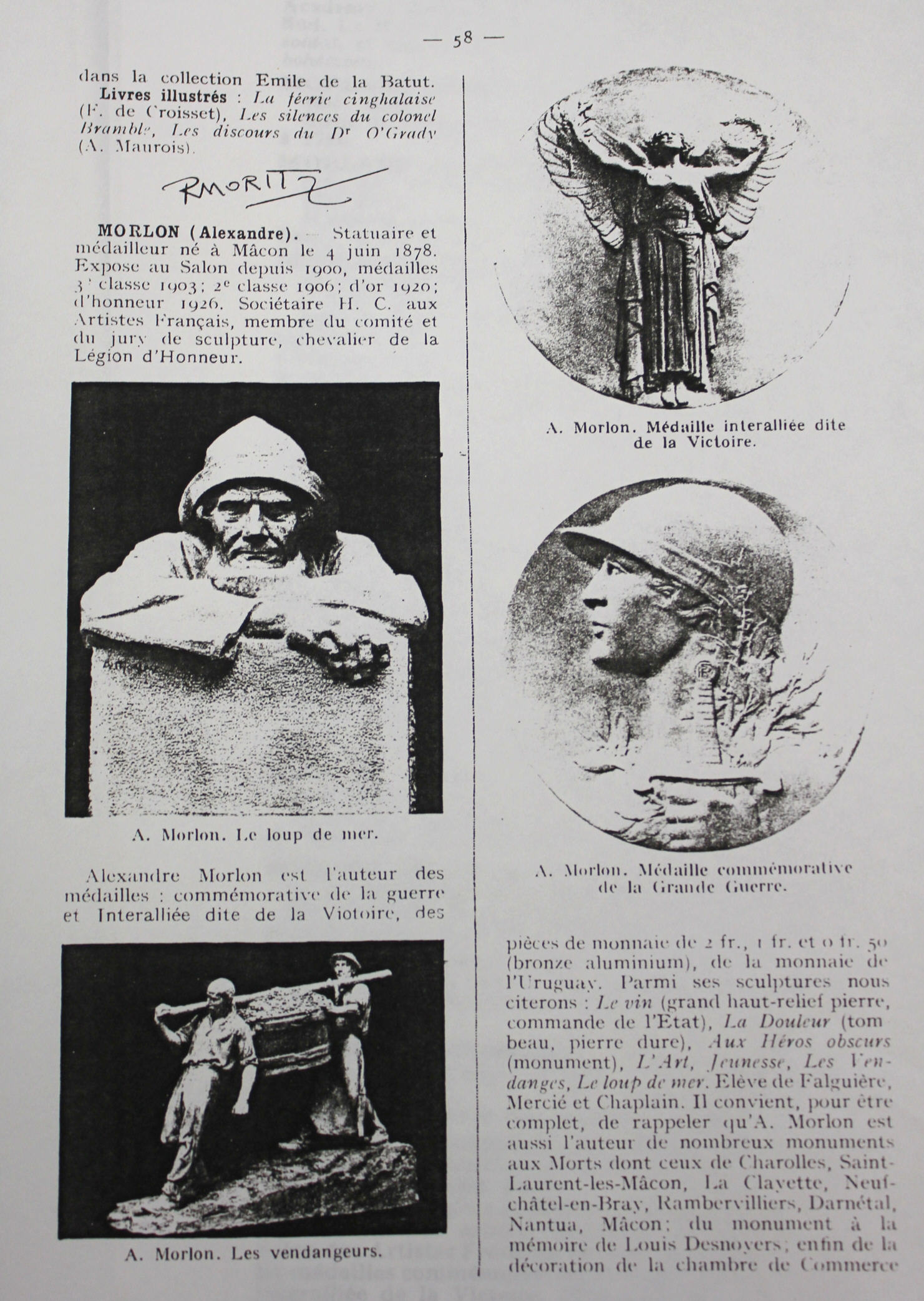 Conférence “Pierre-Alexandre Morlon : Un sculpteur humaniste mâconnais face à l’évolution de l’art de son temps”