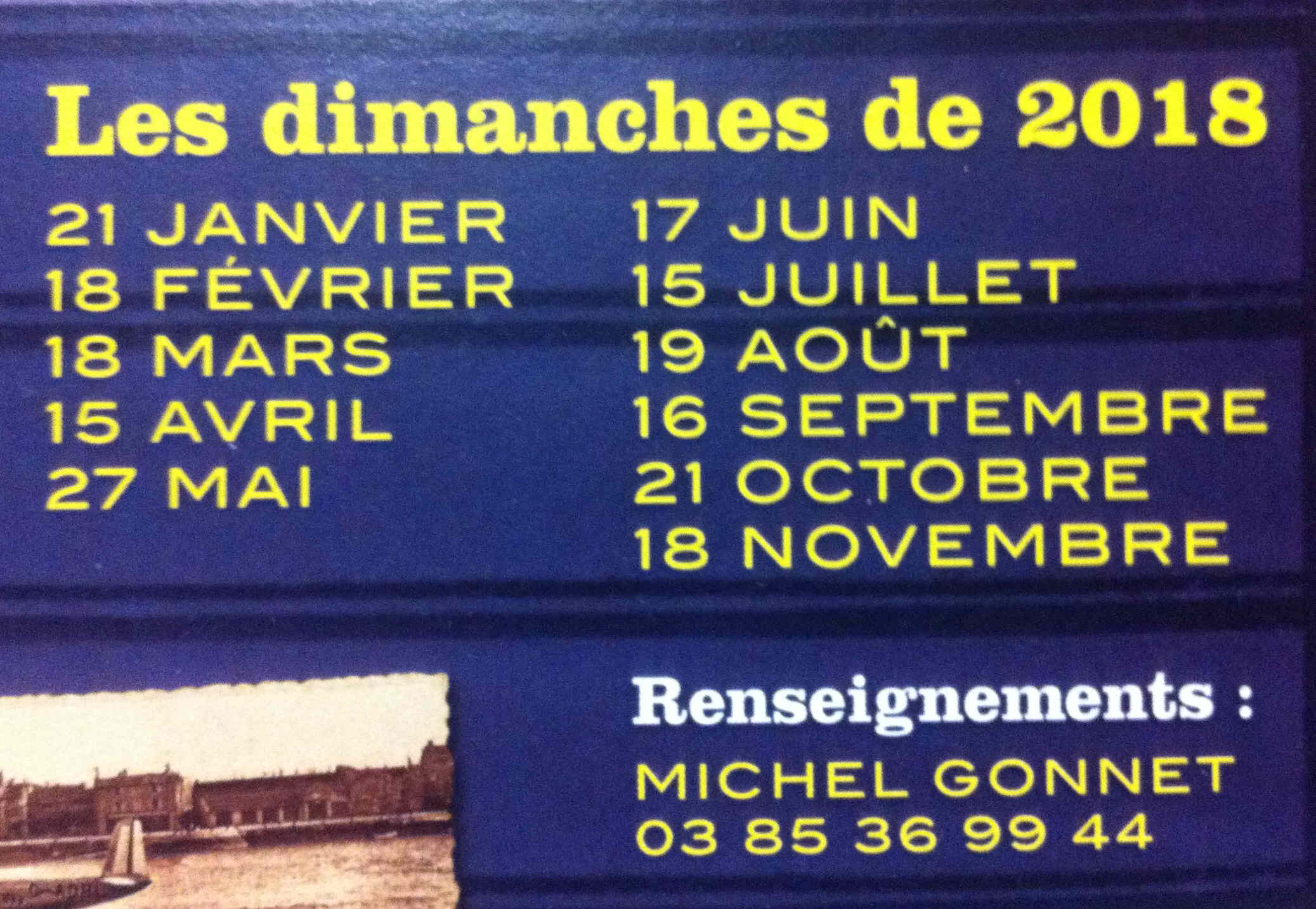 LES DATES A RETENIR EN CE DEBUT D’ANNEE