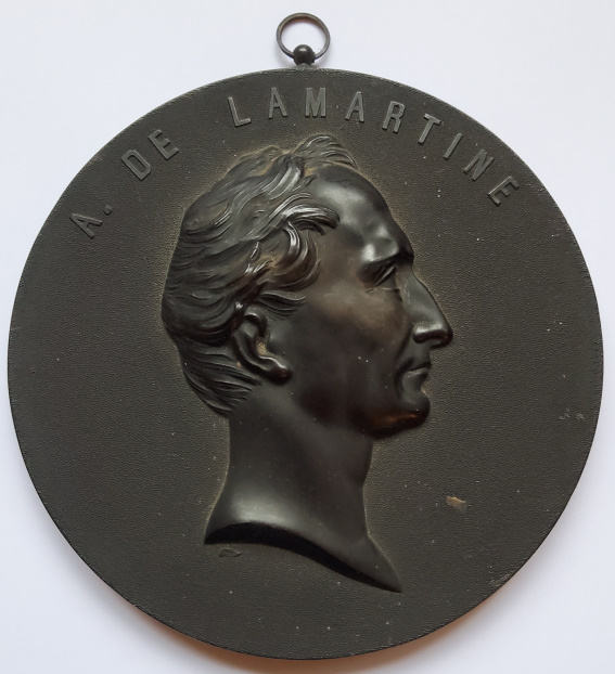 La médaille de Lamartine en Bois durci