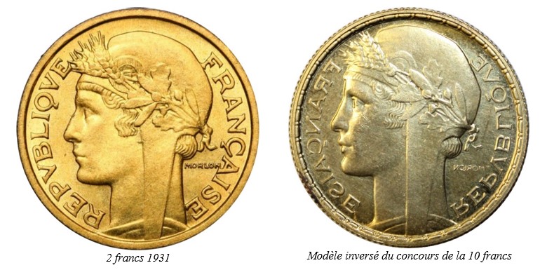 La gravure des francs “Morlon” de 1931